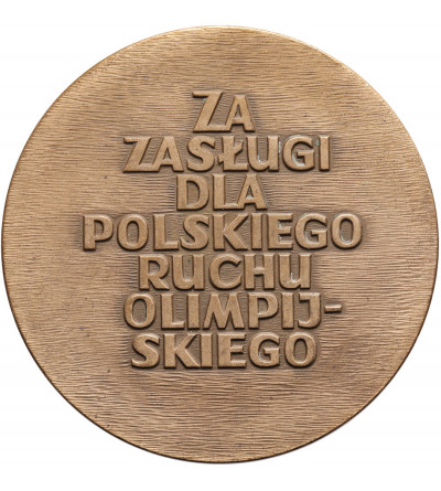 Poland, PRL (1952–1989). Medal 1979, 60 Years of the Polish Olympic Committe