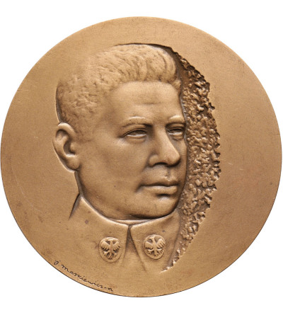 Poland, PRL (1952–1989). Medal 1977, Brigade General Aleksander Waszkiewicz 1901-1945