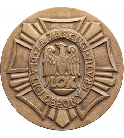 Polska, PRL (1952–1989). Medal 1976, Za Zasługi dla Ligi Obrony Kraju