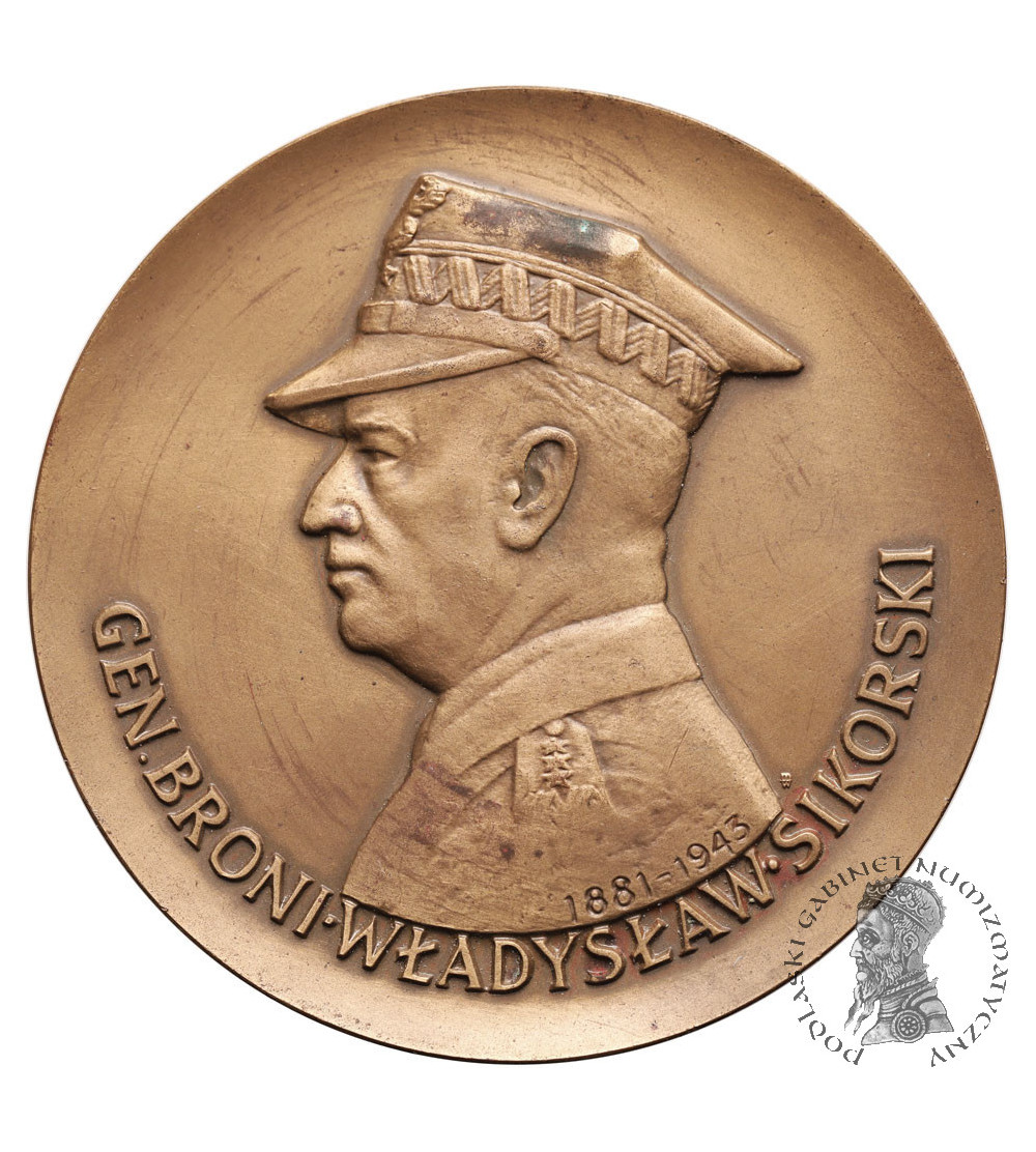Polska, PRL (1952–1989). Medal 1982, Generał Broni Władysław Sikorski