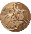 Poland, PRL (1952-1989), Warka. Medal 1985, 40 Years of PTTK Branch in Warka / Stefan Czarnecki - Battle of Warka