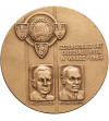 Polska, PRL (1952–1989), Warka. Medal 1985, 40 Lat Oddziału PTTK w Warce / Stefan Czarnecki - Bitwa pod Warką