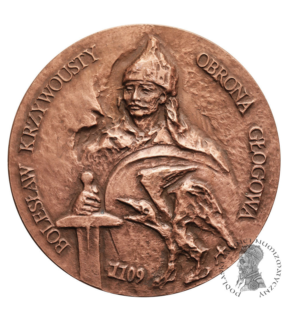 Polska, PRL (1952–1989). Medal 1988, Obrona Głogowa, Bolesław Krzywousty 1109