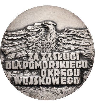 Polska, PRL (1952–1989). Medal 1976, Za Zasługi dla Pomorskiego Okręgu Wojskowego