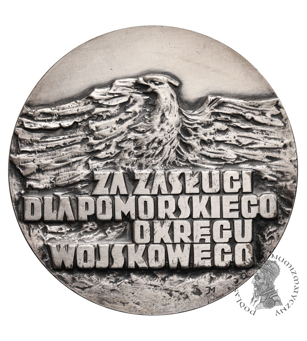 Polska, PRL (1952–1989). Medal 1976, Za Zasługi dla Pomorskiego Okręgu Wojskowego