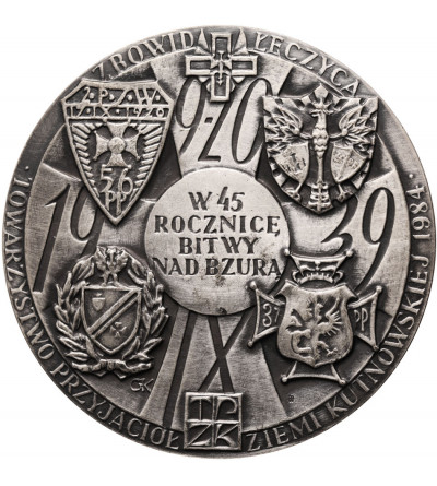 Polska, PRL (1952–1989), Kutno. Medal 1984, Generał Franciszek Alter 1889-1945, w 45 Rocznicę Bitwy nad Bzurą