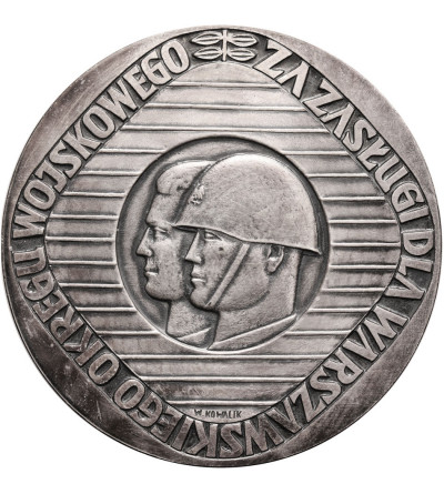 Polska, PRL (1952–1989), Warszawa. Medal 1970, Za Zasługi dla Warszawskiego Okręgu Wojskowego