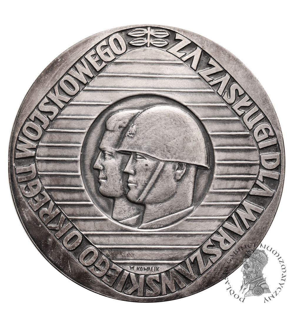 Polska, PRL (1952–1989), Warszawa. Medal 1970, Za Zasługi dla Warszawskiego Okręgu Wojskowego