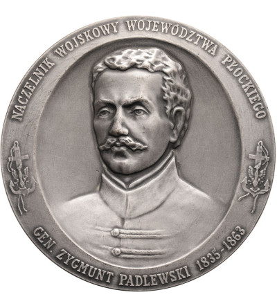 Polska, Płock. Medal 1993, Generał Zygmunt Padlewski, Naczelnik Wojskowy Województwa Płockiego
