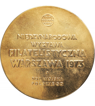Poland, PRL (1952-1989). Medal 1973, XXX Years of the People's Army of Poland, International Philatelic Exhibition