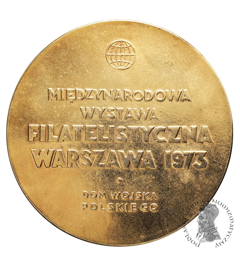 Poland, PRL (1952-1989). Medal 1973, XXX Years of the People`s Army of Poland, International Philatelic Exhibition