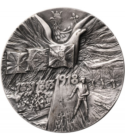 Poland, PRL (1952-1989). Medal 1988, 70th Anniversary of Poland's Regaining of Independence, Jozef Pilsudski