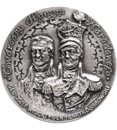 Poland, PRL (1952-1989). Medal 1987, To the Creators of the National Anthem, General Józef Wybicki, General Henryk Dąbrowski