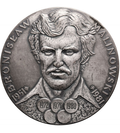 Polska, PRL (1952–1989). Medal 1983, Bronisław Malinowski 1951-1981