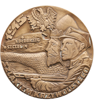 Polska, PRL (1952–1989), Płock. Medal 1985, 900. Rocznica Urodzin Bolesława III Krzywoustego