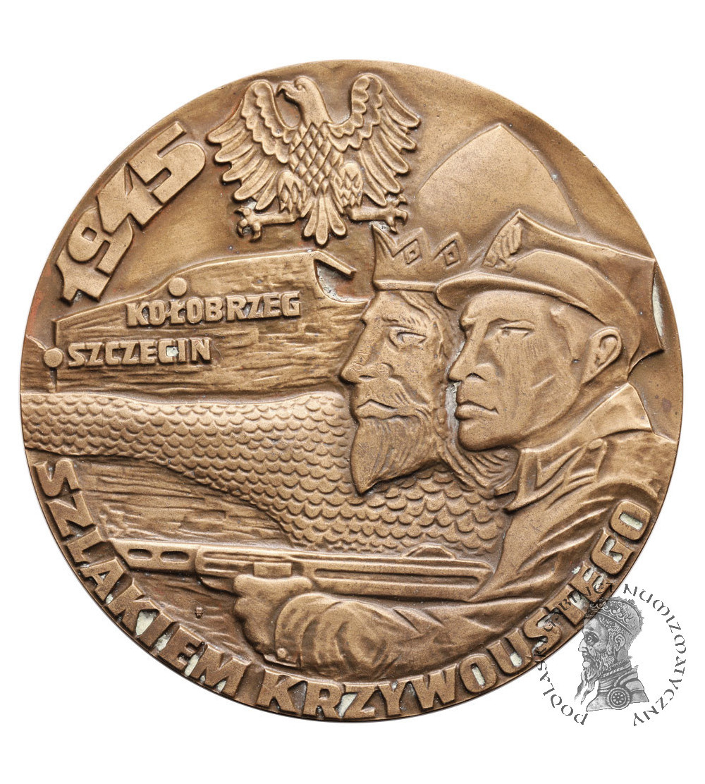 Poland, PRL (1952-1989), Plock. Medal 1985, 900th Anniversary of the Birth of Boleslaw III the Wrymouth