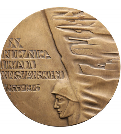 Poland, PRL (1952-1989). Medal 1975, XX Anniversary of the Warsaw Pact