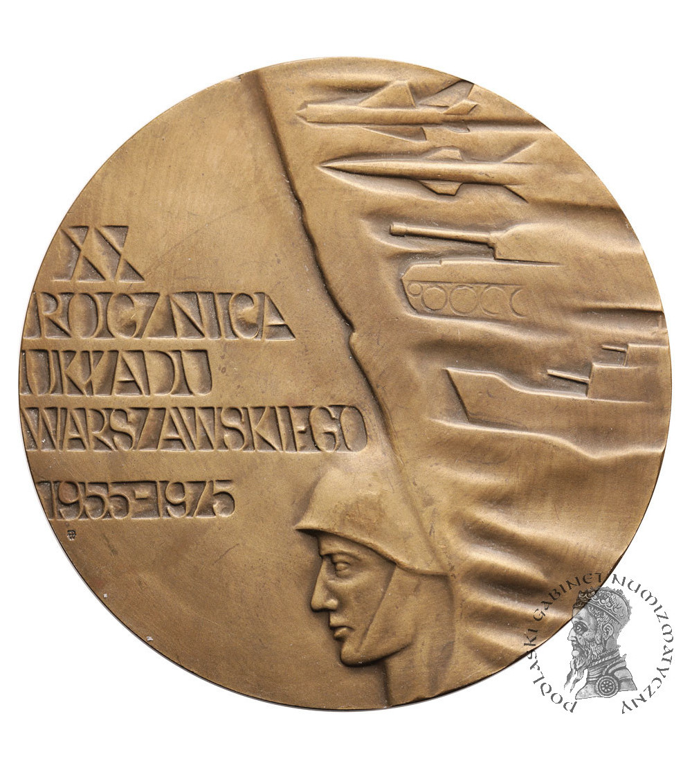 Poland, PRL (1952-1989). Medal 1975, XX Anniversary of the Warsaw Pact