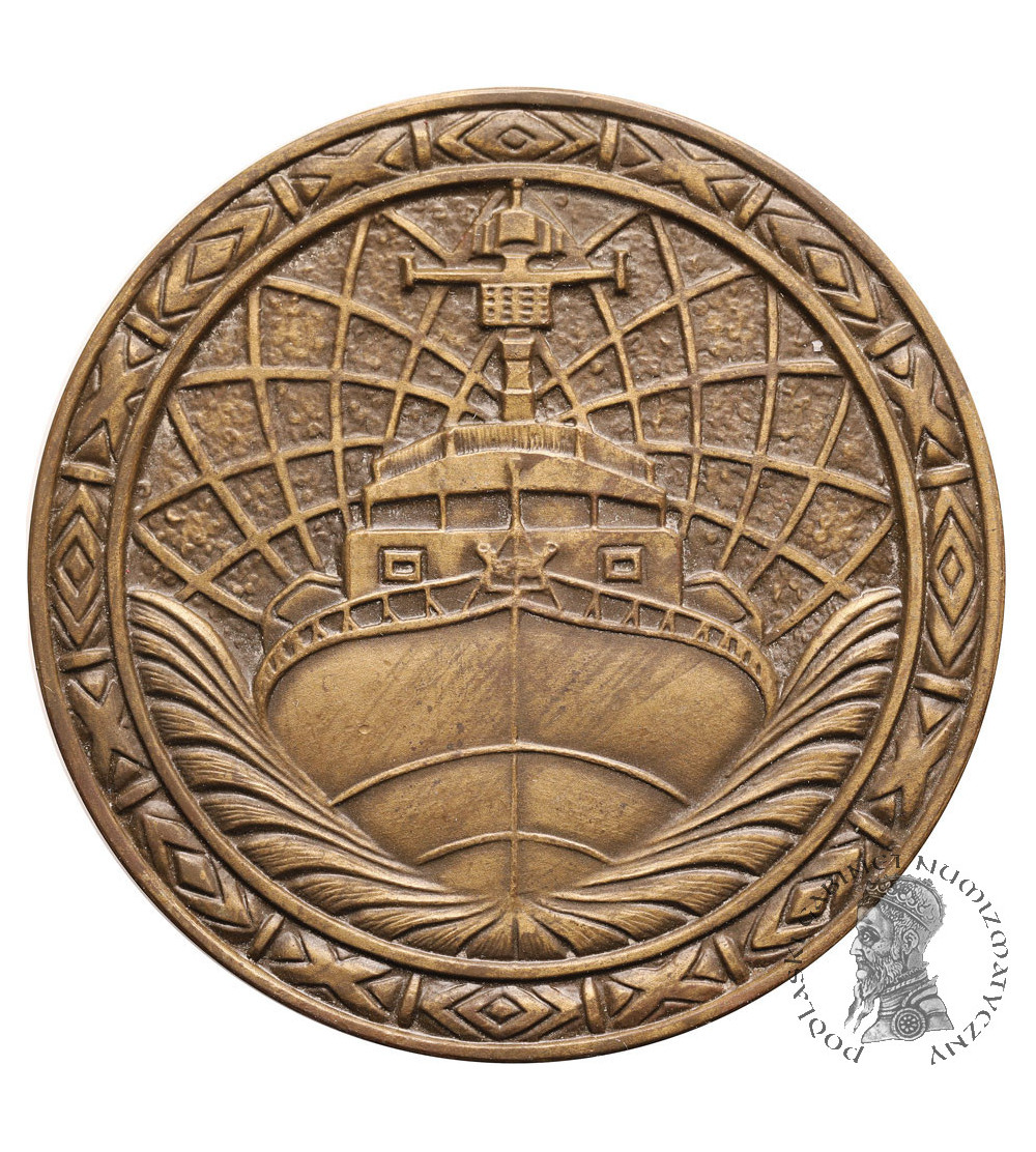 Poland, PRL (1952-1989), Gdynia. Medal 1970, For Merits to the Navy of the People's Republic of Poland