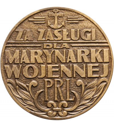 Polska, PRL (1952–1989), Gdynia. Medal 1970, Za Zasługi dla Marynarki Wojennej PRL