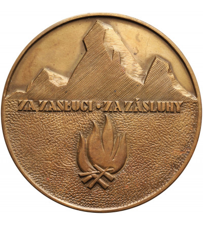 Polska, PRL (1952–1989), Gdynia. Medal 1973, Za Zasługi - Towarzystwo Kulturalne Czechów i Słowaków w Polsce