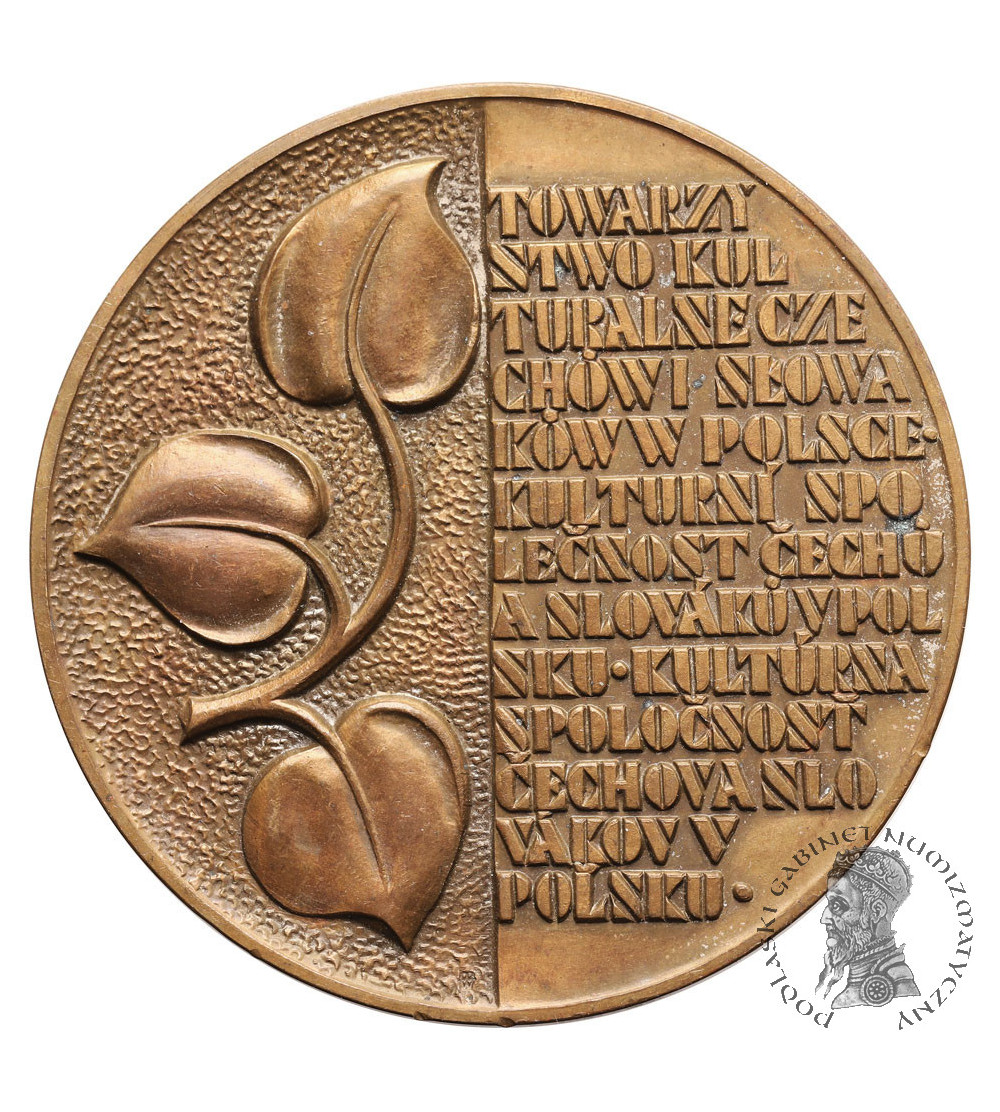 Polska, PRL (1952–1989), Gdynia. Medal 1973, Za Zasługi - Towarzystwo Kulturalne Czechów i Słowaków w Polsce