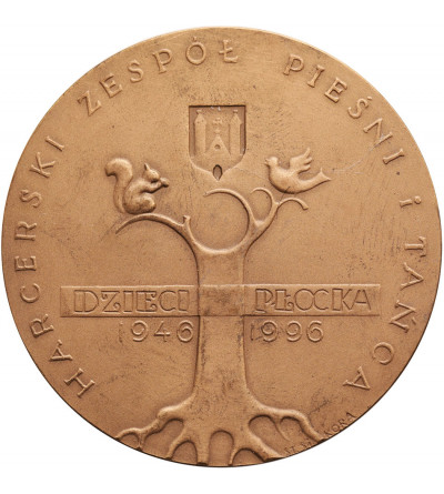 Poland, Plock. Medal 1996, Scouting Song and Dance Group, "Children of Plock"