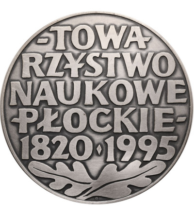 Polska, Płock. Medal 1995, 175 Lat Towarzystwa Naukowego Płockiego