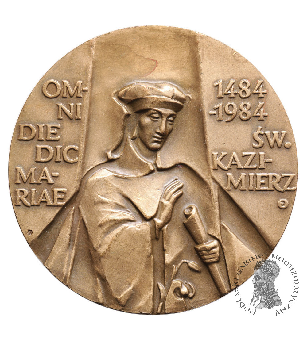 Polska, PRL (1952–1989). Medal 1984, 500-lecie Śmierci Kazimierza Jagiellończyka