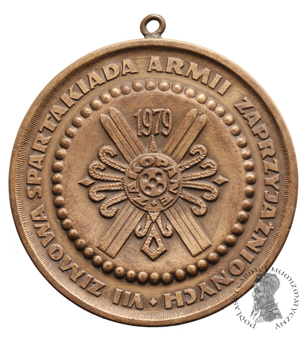 Poland, PRL (1952-1989), Zakopane, Nowy Targ. Medal 1979, VII Winter Spartakiada of the Friendly Armies