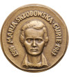 Poland, PRL (1952–1989). Medal 1967, On the Centenary of the Birth of Maria Skłodowska Curie