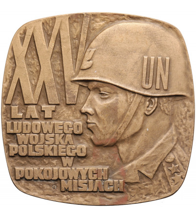 Poland, PRL (1952–1989). Medal 1979, XXV Years of the Polish People's Army in UN Peacekeeping Missions