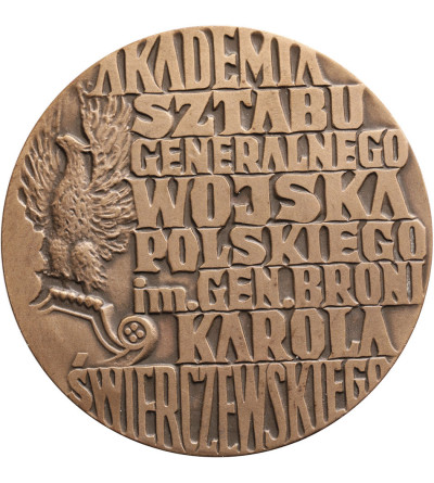 Polska, PRL (1952–1989). Medal 1972, Akademia Sztabu Generalnego im. gen. Karola Świerczewskiego