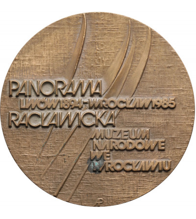 Polska, PRL (1952–1989), Wrocław. Medal 1985, Panorama Racławicka