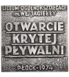 Poland, PRL (1952-1989), Plock. Medal 1974, Opening of the Indoor Swimming Pool in Plock