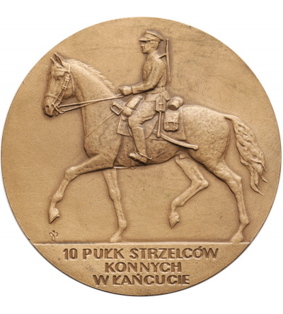 Poland, PRL (1952-1989), Łańcut. Medal 1986, 10th Horse Rifle Regiment in Łańcut