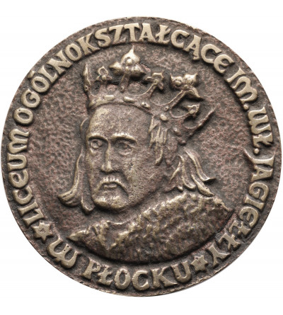 Poland, PRL (1952-1989), Plock. Medal 1986, Wł. Jagiełło High School in Płock