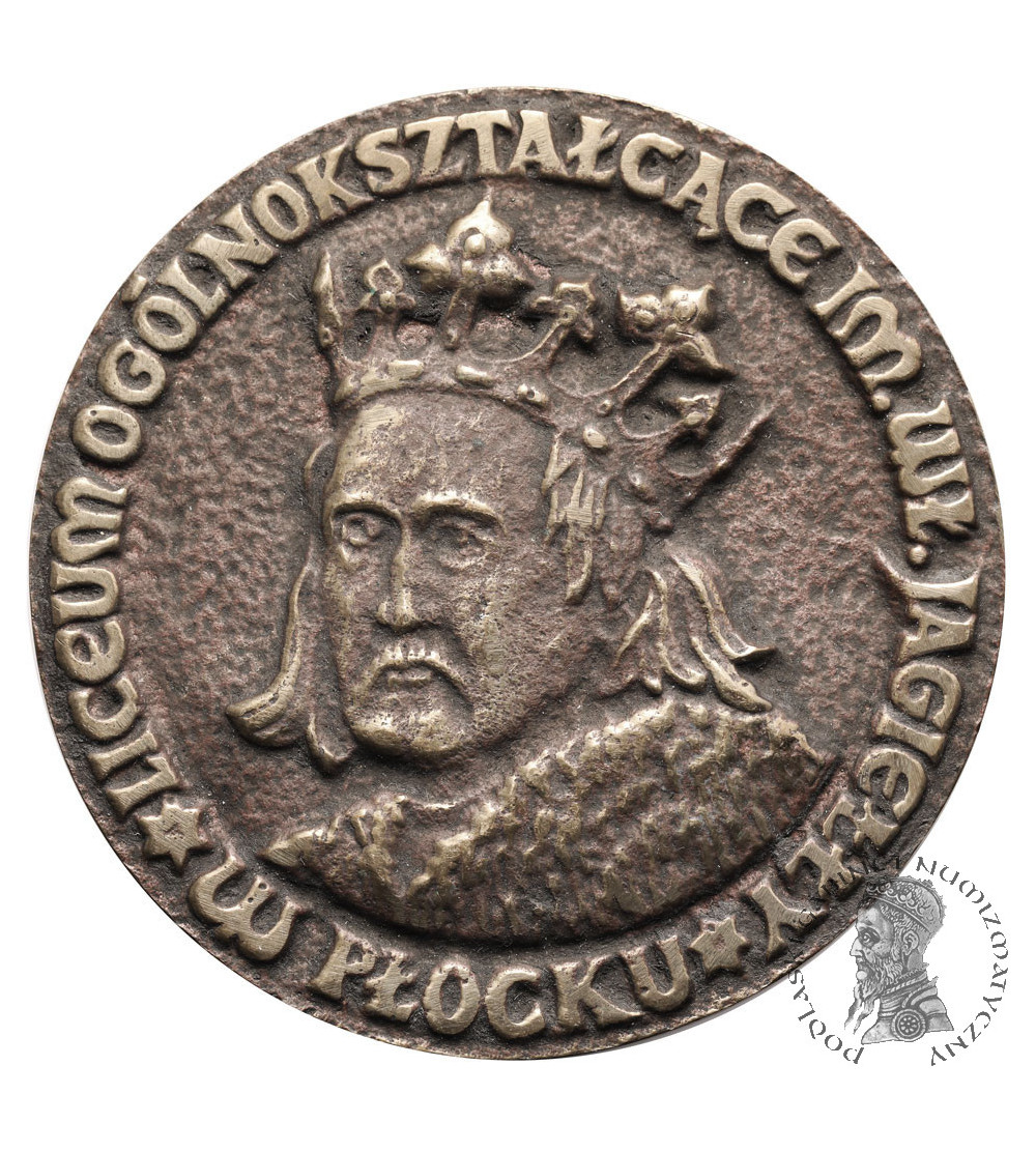 Polska, PRL (1952–1989), Płock. Medal 1986, Liceum Ogólnokształcące im. Wł. Jagiełły w Płocku