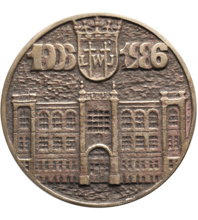 Poland, PRL (1952-1989), Plock. Medal 1986, Wł. Jagiełło High School in Płock