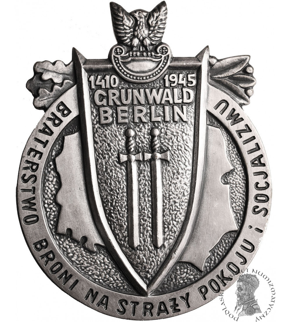 Poland, PRL (1952-1989). Medal 1975, Brotherhood of Arms on the Guard of Peace and Socialism, 1410 Grunwald - 1945 Berlin