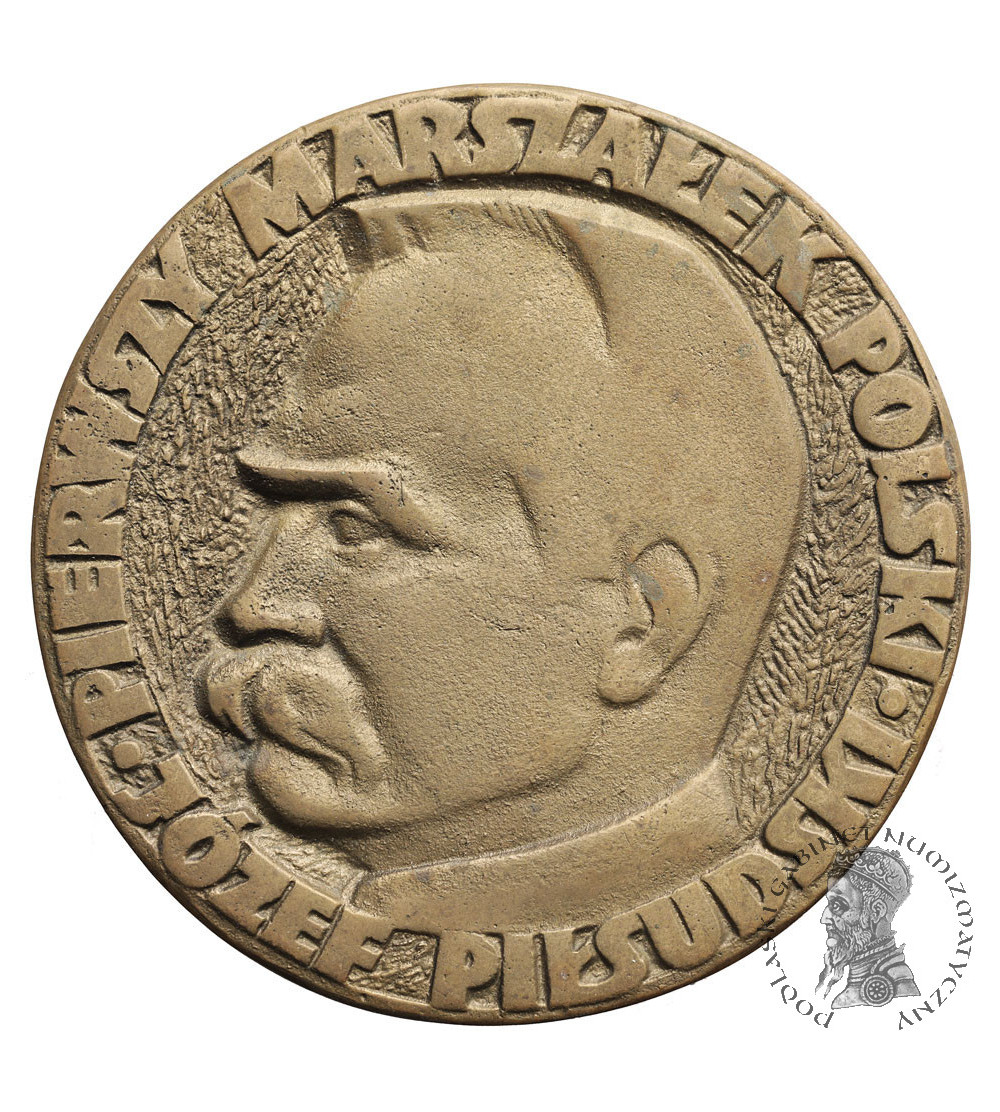 Poland, PRL (1952-1989). Medal 1988, Marshal of Poland Jozef Pilsudski, 70th Anniversary of Poland's Independence