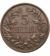 German East Africa. 5 Heller 1908 J