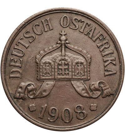 Niemiecka Afryka Wschodnia. 5 Heller 1908 J