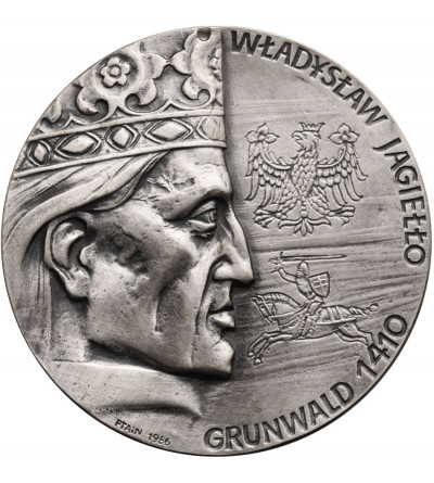 Polska, PRL (1952–1989). Medal 1986, Grunwald 1410, Władysław Jagiełło
