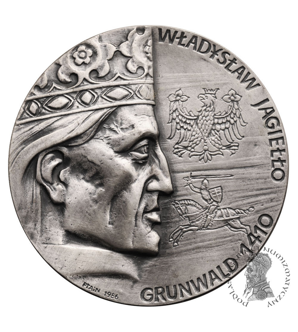 Polska, PRL (1952–1989). Medal 1986, Grunwald 1410, Władysław Jagiełło