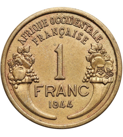 French West Africa. 1 Franc 1944