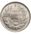 Chile, Republika. 5 Centavos 1916, Kondor