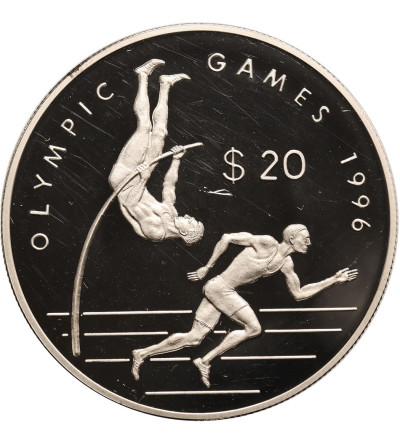 Wyspy Cooka. 10 dolarów 1993, Letnie Igrzyska Olimpijskie 1996 Atlanta - Proof