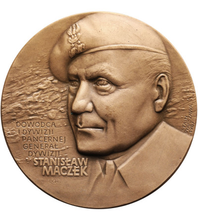 Poland, PRL (1952-1989), Warsaw. Medal 1987, General Stanislaw Maczek