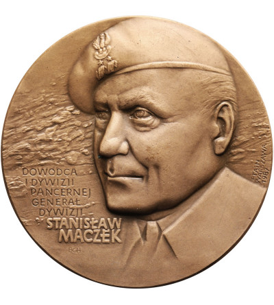 Polska, PRL (1952–1989), Warszawa. Medal 1987, Generał Stanisław Maczek